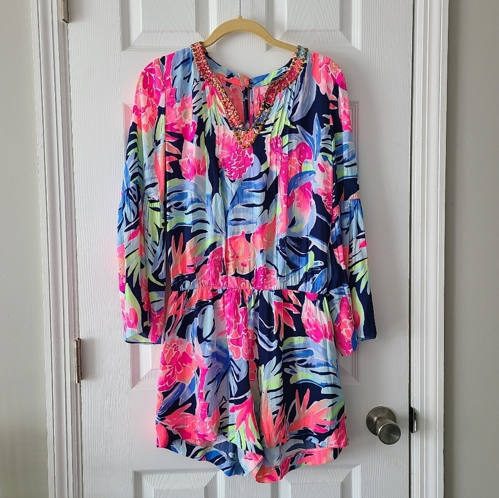 Lilly Pulitzer Ariele Romper - Picture 2 of 7